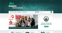 Desktop Screenshot of ampern.org.br