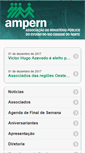 Mobile Screenshot of ampern.org.br